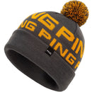 Ping Logo II Bobble Hat - Grey/Orange