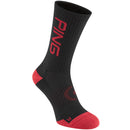 Ping Logo Socks (2 Pack) - Grey/Black