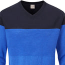 Ping Lucas V-Neck Sweater - Delph Blue/Navy
