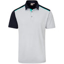 Ping Mack SensorCool Polo Shirt - Pearl Grey/Navy