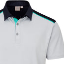 Ping Mack SensorCool Polo Shirt - Pearl Grey/Navy