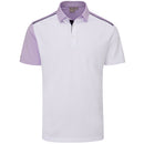 Ping Mack SensorCool Polo Shirt - White/Cool Lilac