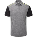 Ping Malvern Polo Shirt - Charcoal Marl/Black