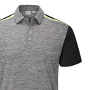 Ping Malvern Polo Shirt - Charcoal Marl/Black
