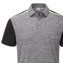 Ping Malvern Polo Shirt - Charcoal Marl/Black