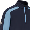 Ping Murrey 1/4 Zip Midlayer - Navy/Stone Blue