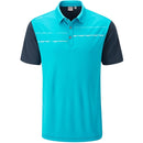 Ping Newton Polo Shirt - Lagoon Falls/Oxford Blue