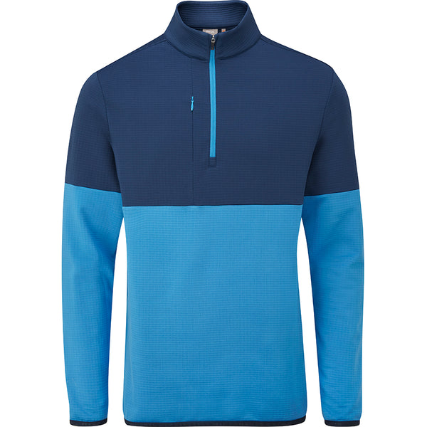 Ping Nexus 1 4 Zip SensorWarm Pullover Danube Oxford Blue