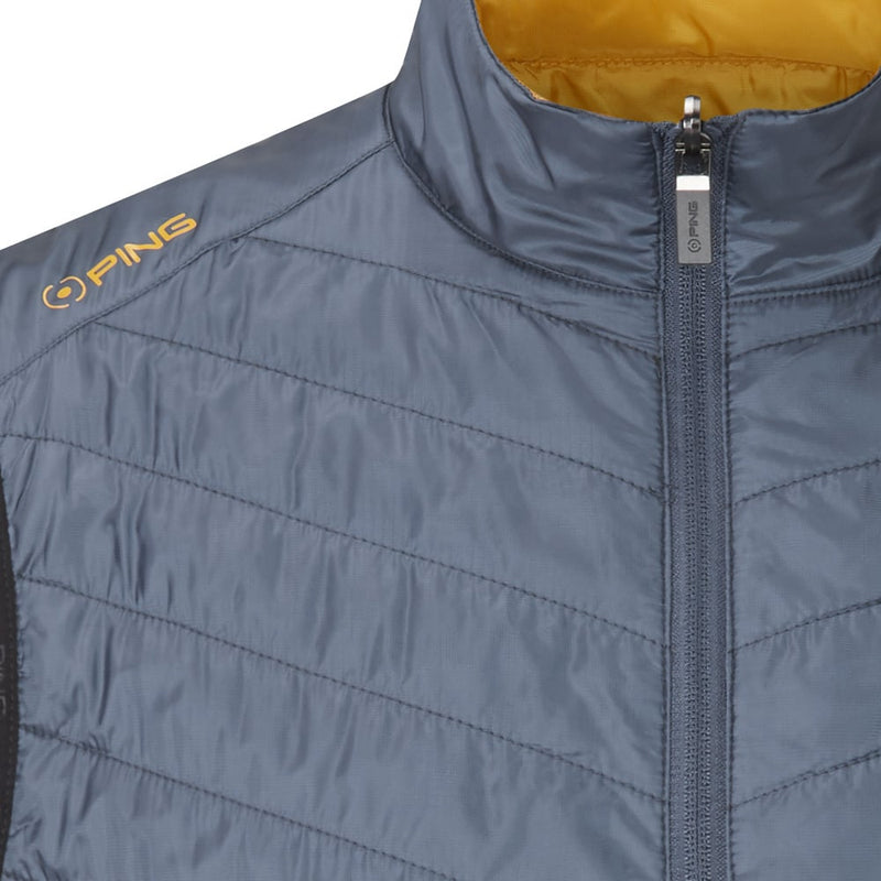 Ping Norse S4 Reversible Vest - Stormcloud/Gold