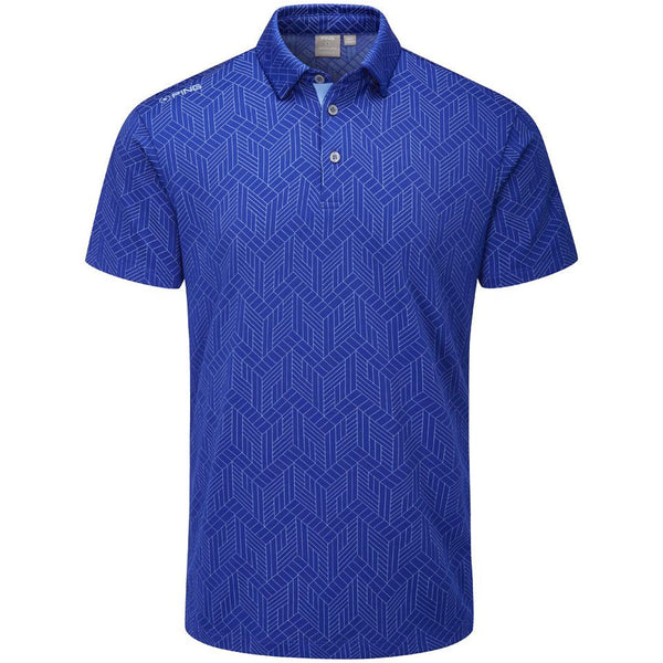 Ping Otto Polo Shirt - Blue Surf Multi