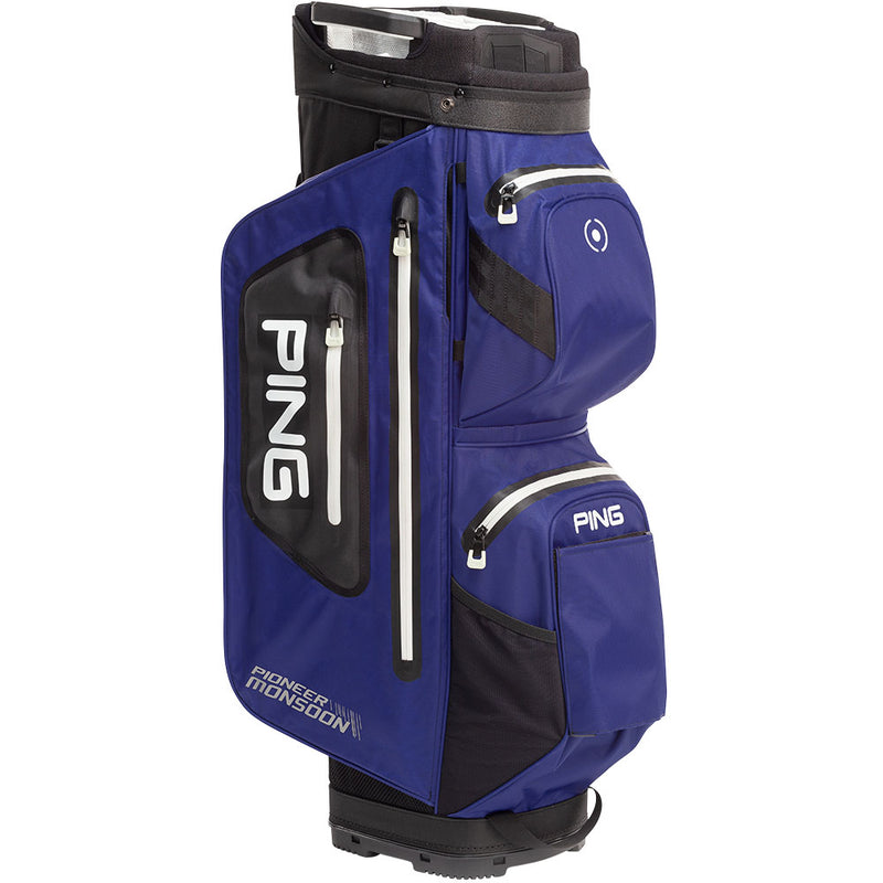 Ping Pioneer Monsoon Waterproof Cart Bag - Cobalt/Blue/Black