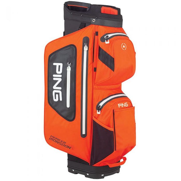 Ping Pioneer Monsoon Waterproof Cart Bag - Orange/Black