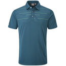 Ping Portman Polo Shirt - Deep Atlantic/Scuba Blue