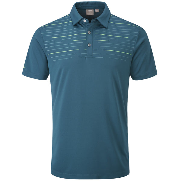 Ping Portman Polo Shirt - Deep Atlantic/Scuba Blue