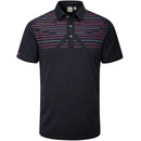 Ping Portman Polo Shirt - Navy/Raspberry
