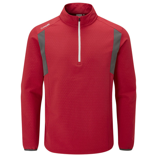Ping Power 1/2 Zip Sweater - Firebrick