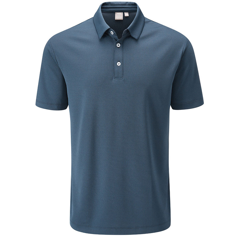 Ping Preston Polo Shirt - Oxford Blue Multi