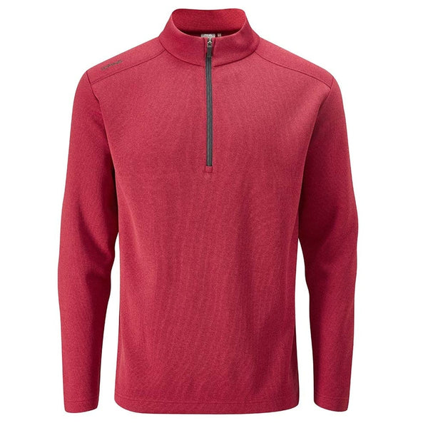 Ping Ramsey 1/2 Zip Pullover - Rich Red Marl