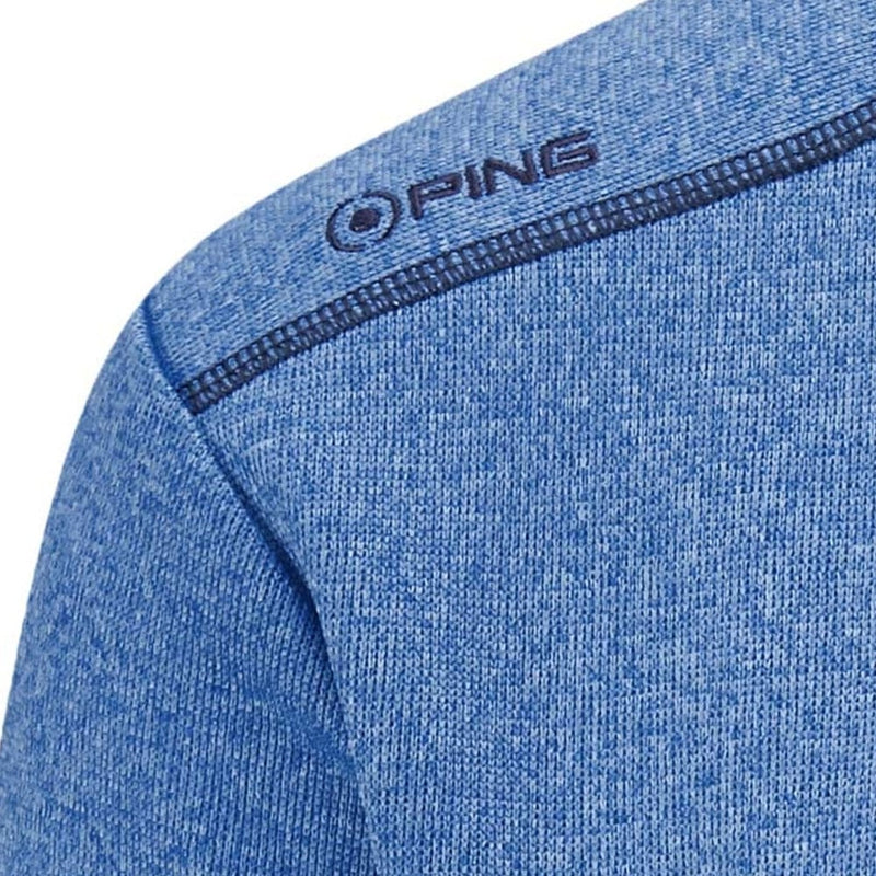 Ping Ramsey 1/2 Zip Pullover - Snorkel Blue Marl