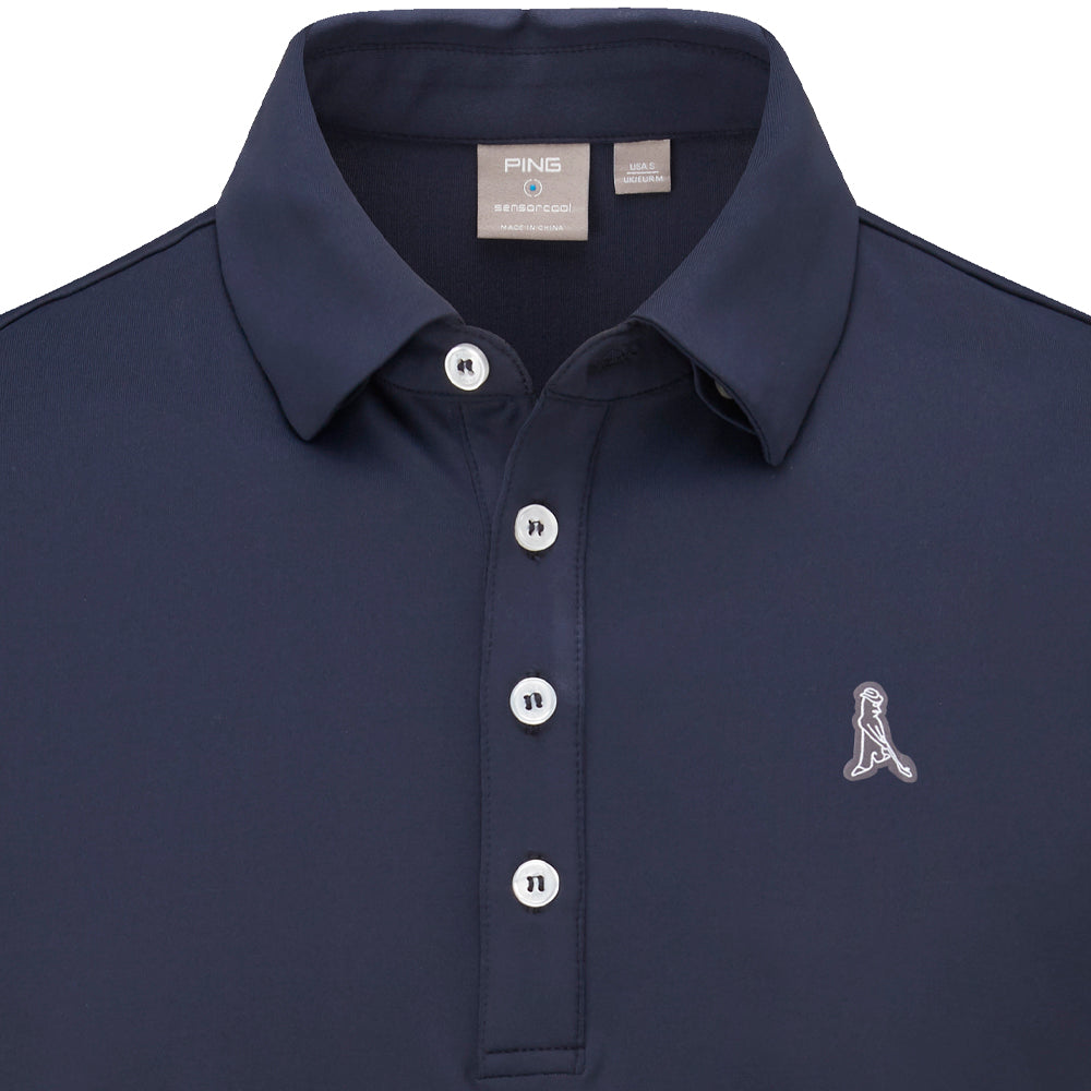 Ping SensorCool Mr Ping Polo Shirt Navy