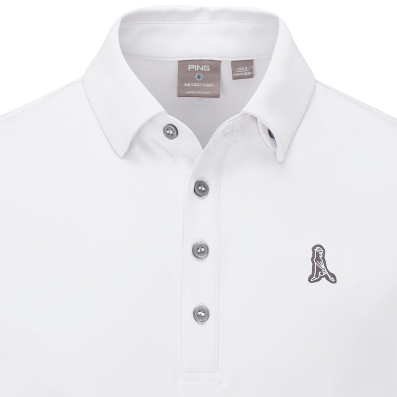 Ping SensorCool Mr Ping Polo Shirt - White
