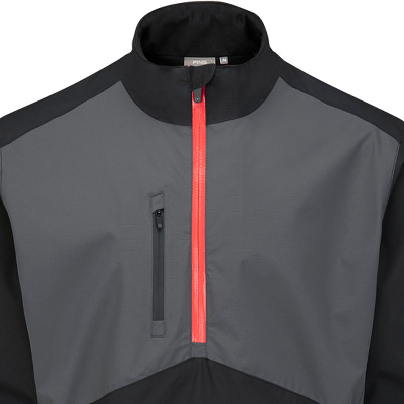 Ping SensorDry S2 Pro 1/2 Zip Waterproof Jacket - Black/Asphalt