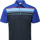 Ping Sinclair Polo Shirt - Blue Surf Multi