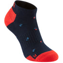 Ping Split Ball No Show SensorCool Socks (2 Pack) - White/Navy