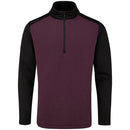 Ping Tobi 1/4 Zip Midlayer - Fig/Black