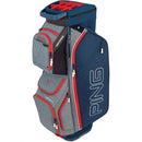 Ping Traverse Cart Bag - Grey/Navy/Scarlet