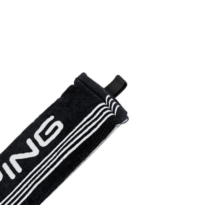 Ping Trifold Towel - Black/White