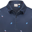 Ping Two Tone SensorCool Polo Shirt - Navy/Poppy