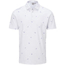 Ping Two Tone SensorCool Polo Shirt - White/Cool Lilac