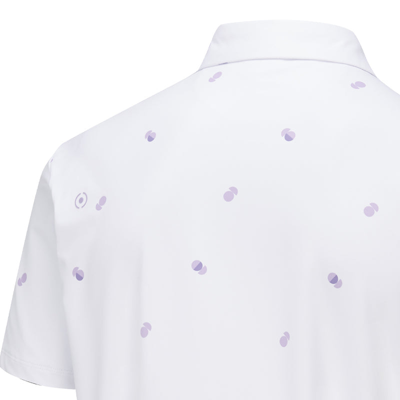 Ping Two Tone SensorCool Polo Shirt - White/Cool Lilac