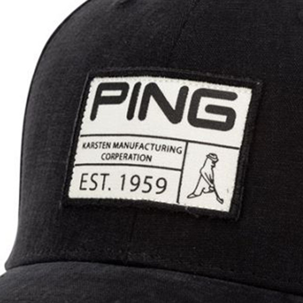 Ping Vintage Patch Cap Black
