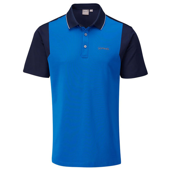 Ping Vista Polo Shirt - Snorkel Blue/Navy