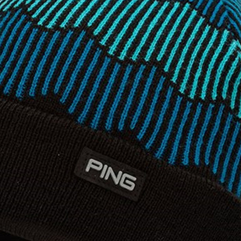 Ping Ziggy Bobble Beanie - Black/Blue