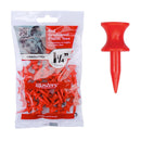 Masters Plastic Graduated 1 1/4 Inch Red Tees - Pack of 35