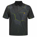 Lyle & Scott Golf Geometric Print Polo Shirt - Jet Black
