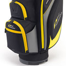 PowaKaddy Premium Edition Cart Bag - Black/Gun Metal/Yellow