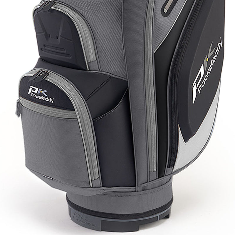 PowaKaddy Premium Edition  Cart Bag - Gun Metal/Black/Silver
