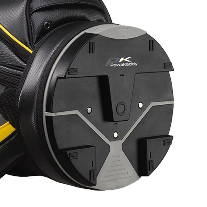 PowaKaddy Premium Edition Golf Cart Bag - Black/Gun Metal/Red