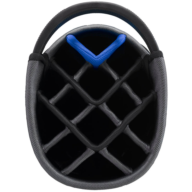 PowaKaddy X-Lite Edition Cart Bag - Black/Gun Metal/Blue