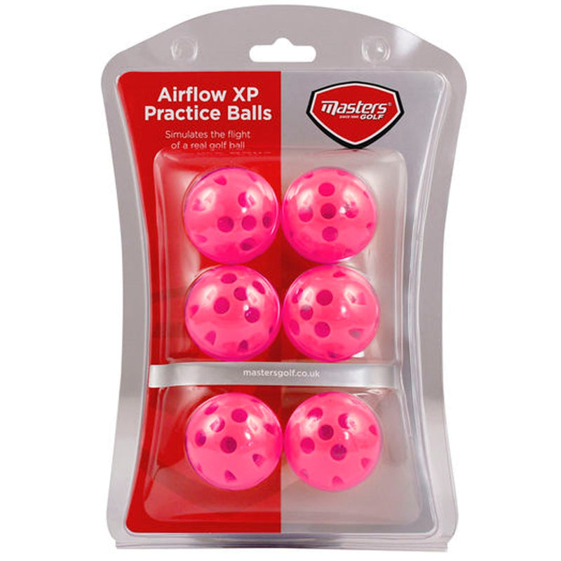 Masters Airflow XP Practice Balls (6 Pack) - Multi