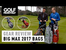 Big Max Aqua V-4 Waterproof Cart Bag - Navy/White/Red
