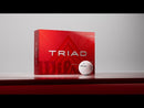 Wilson Triad Golf Balls - Yellow - Double Dozen
