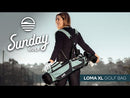 Sunday Golf Loma XL Pencil Stand Bag - Toasted Almond