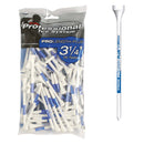 Pride Pro Length-Plus 3.25" Tees (Pack of 75) - Blue
