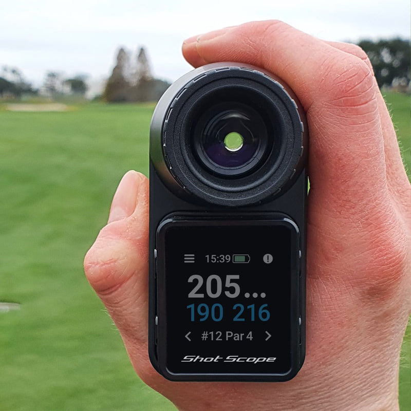 Shot Scope PRO LX+ Laser Rangefinder and H4 Handheld GPS - Blue