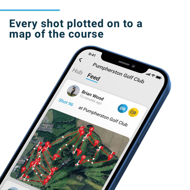 Shot Scope PRO LX+ Laser Rangefinder and H4 Handheld GPS - Blue